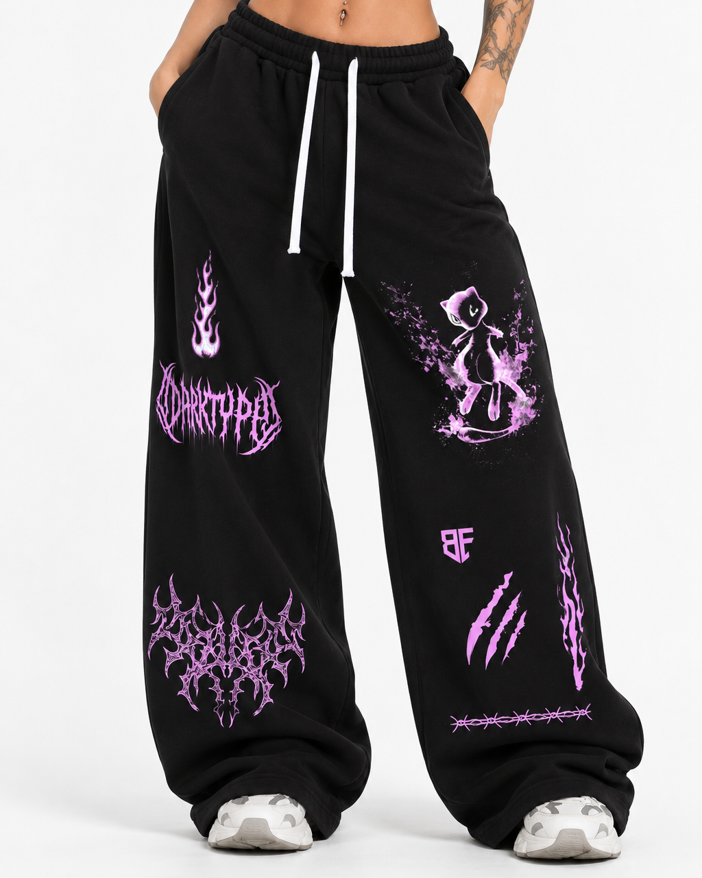 DARKTYPE Women's Wide Leg Sweatpants