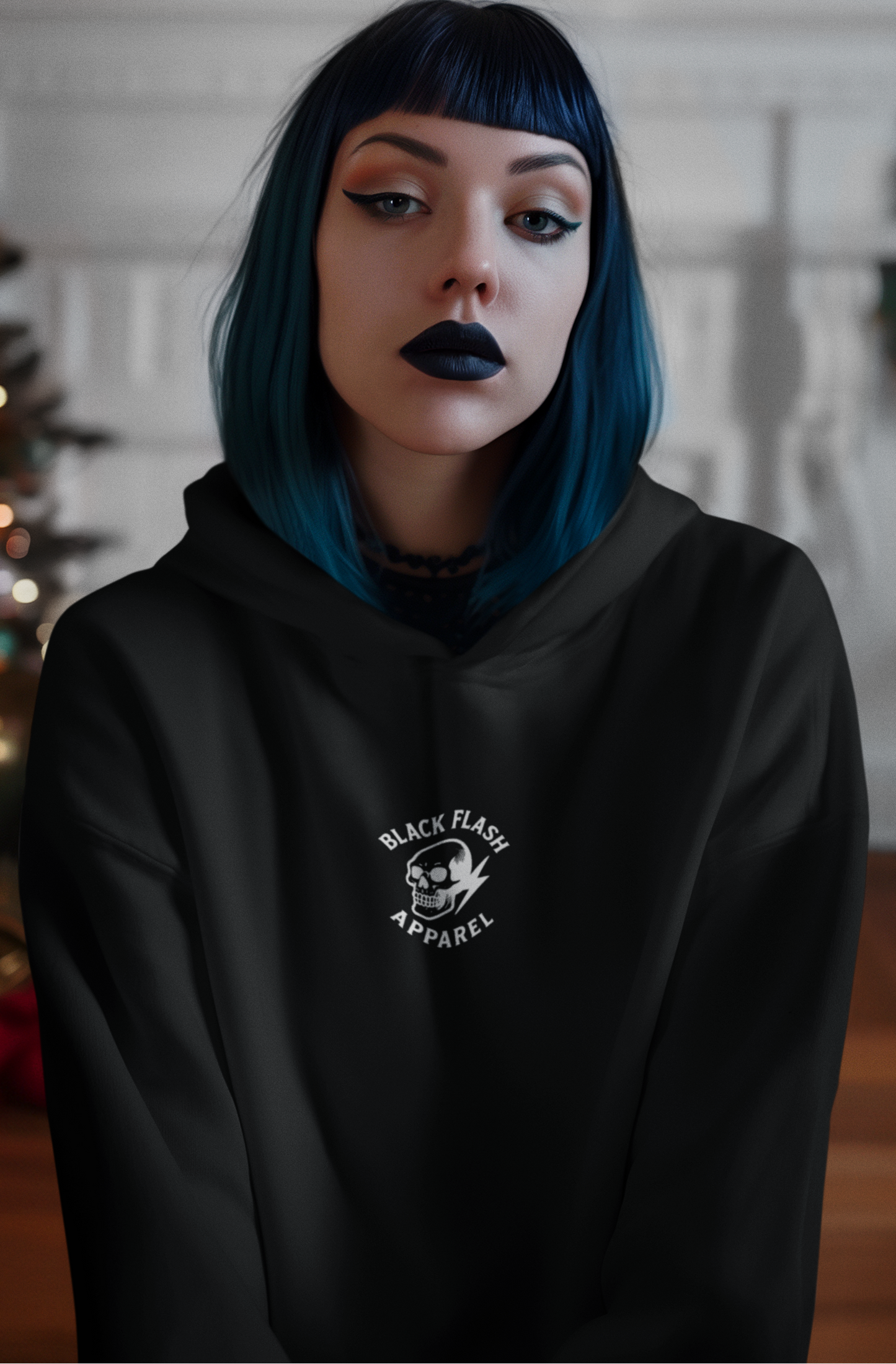 Panther Back Print Classic Unisex Pullover Hoodie