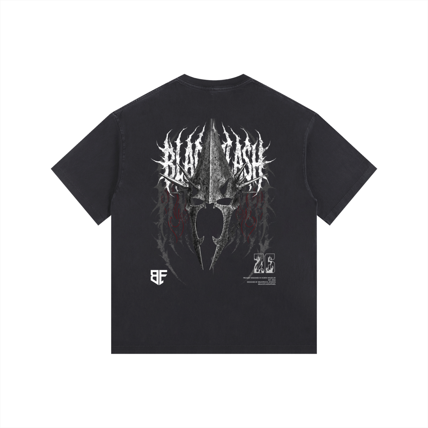 ‘WITCH KING’ Vintage Washed Oversized Cotton T-Shirt