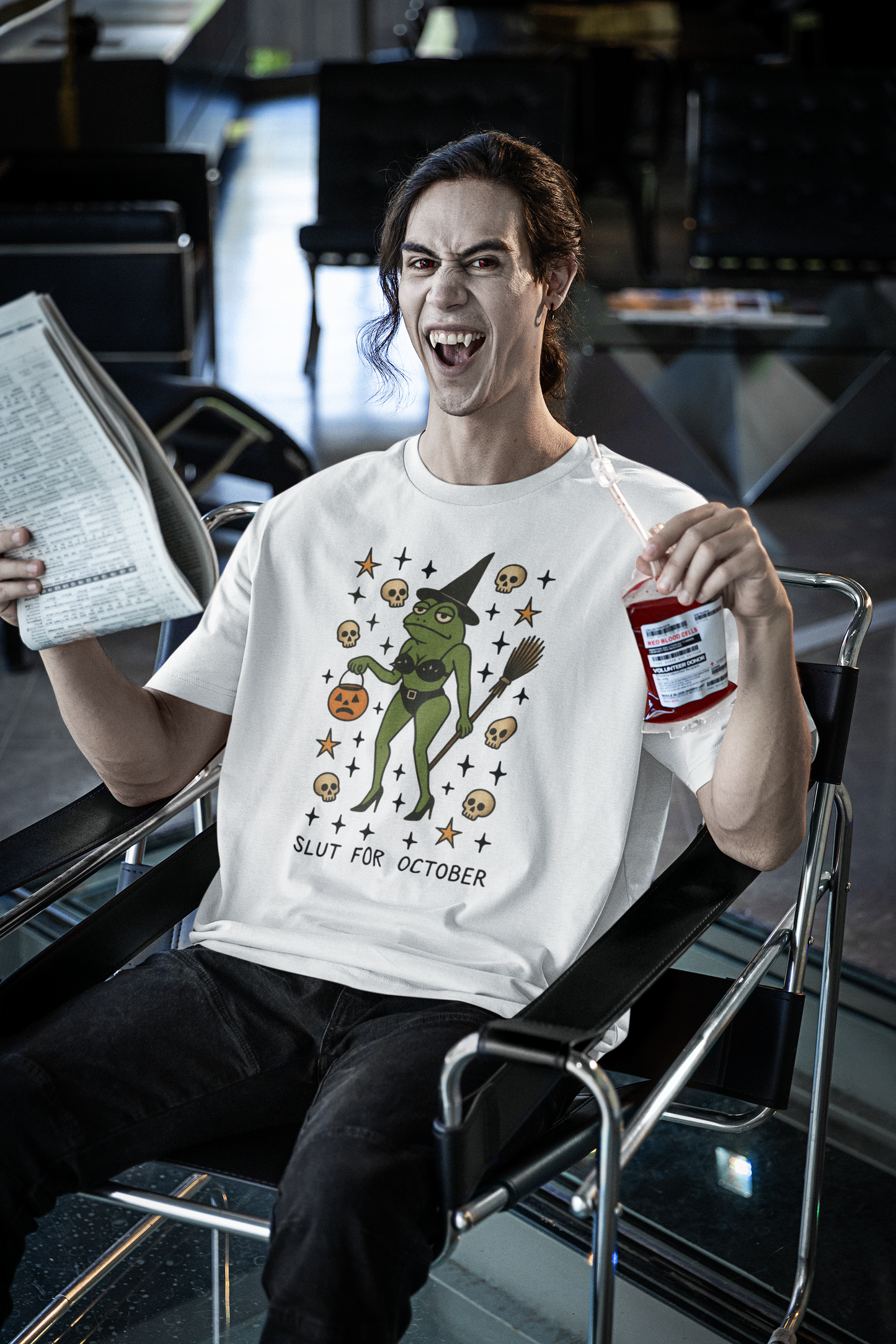 Slut For October Heavyweight Unisex Crewneck T-shirt