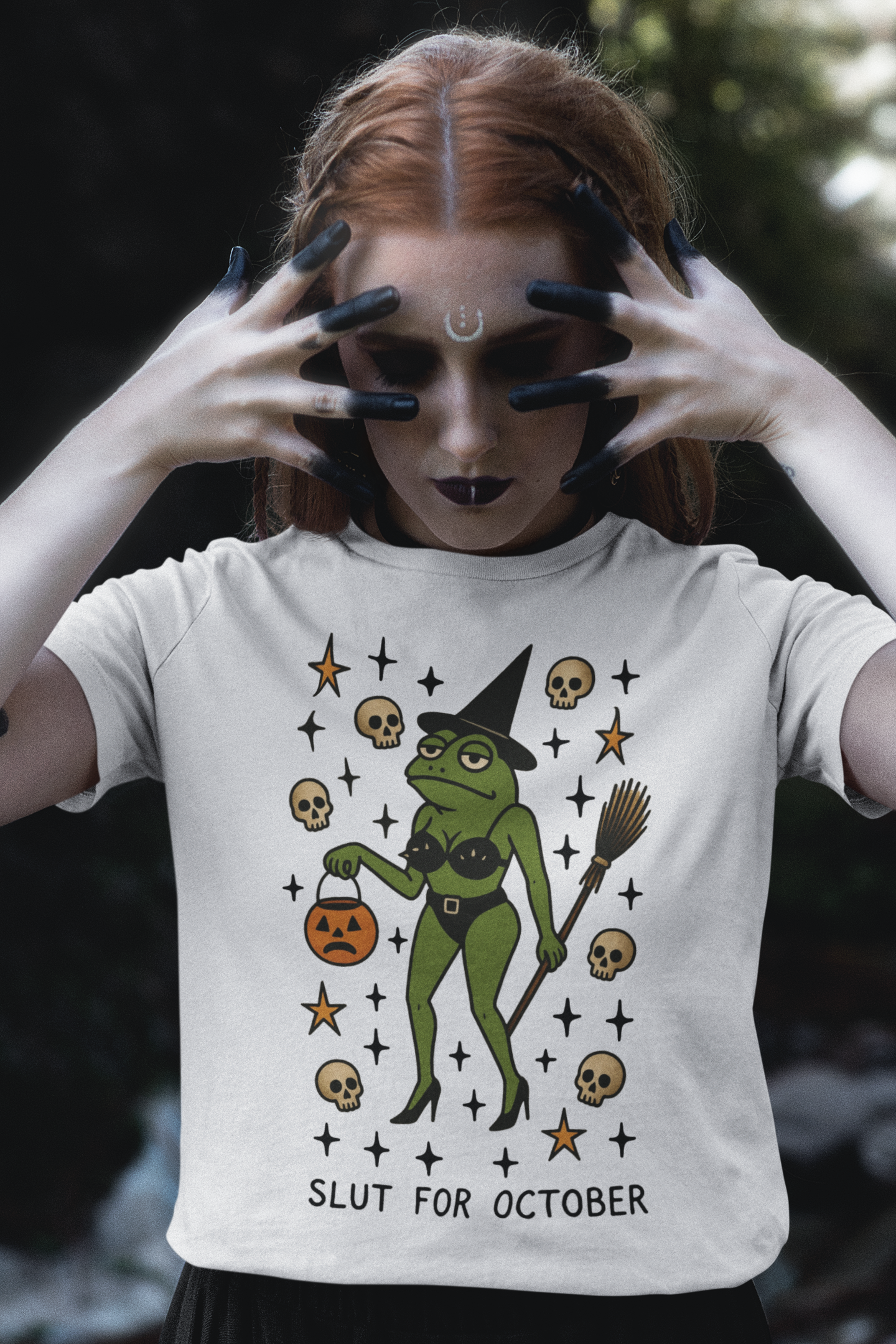 Slut For October Heavyweight Unisex Crewneck T-shirt