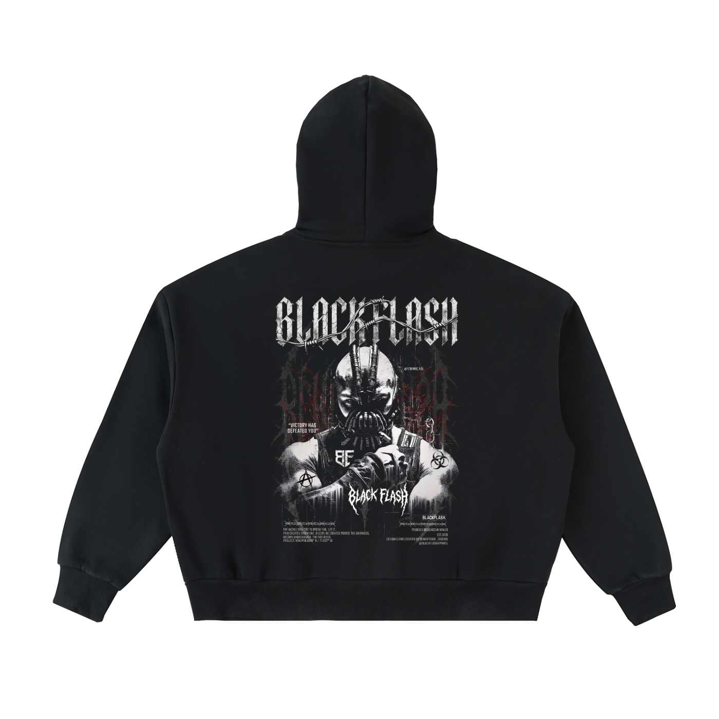 ‘VENOM SAINT’ | Fleeced Full-Zip Boxy Hoodie