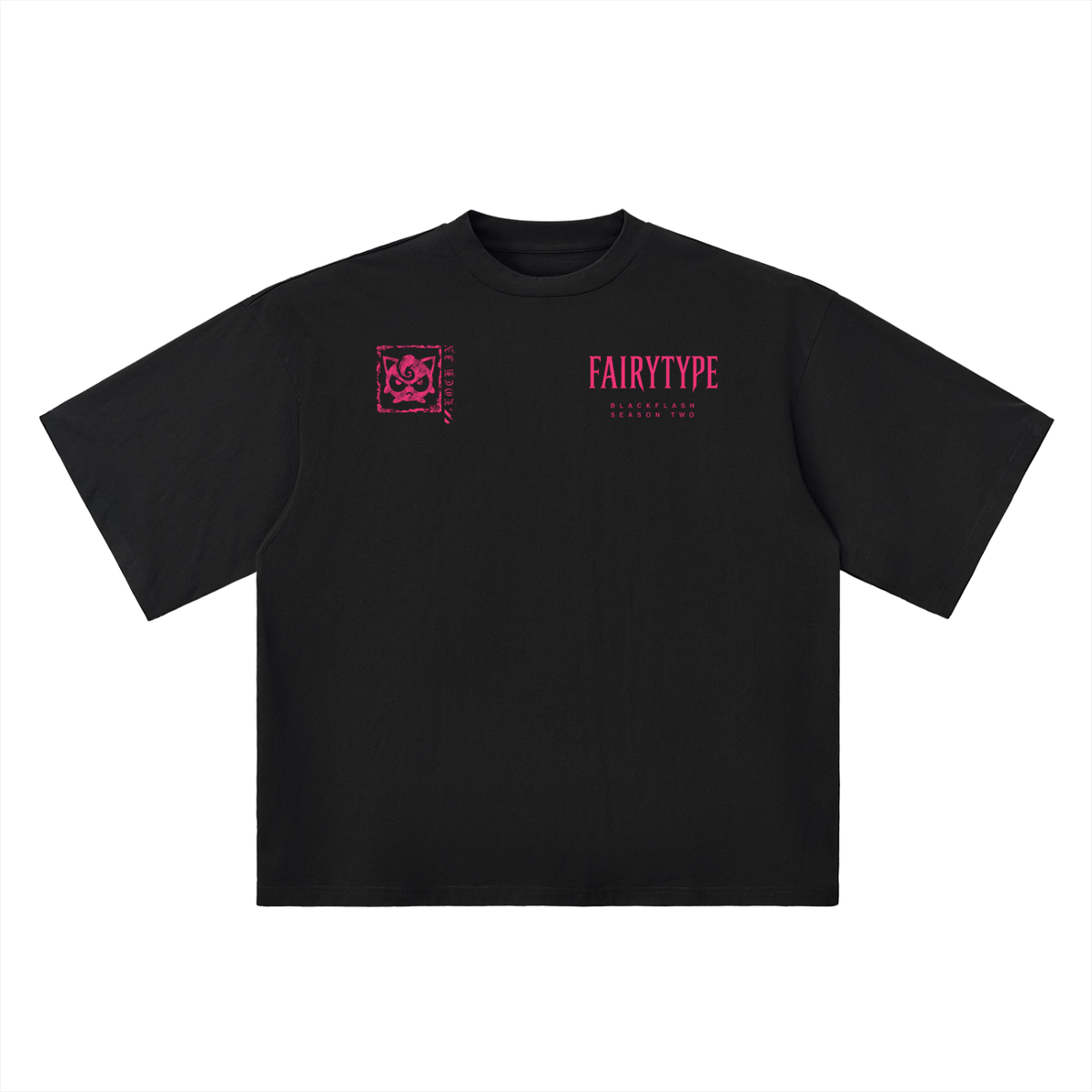 PINK NIGHTMARE Oversized Drop Shoulder T-Shirt