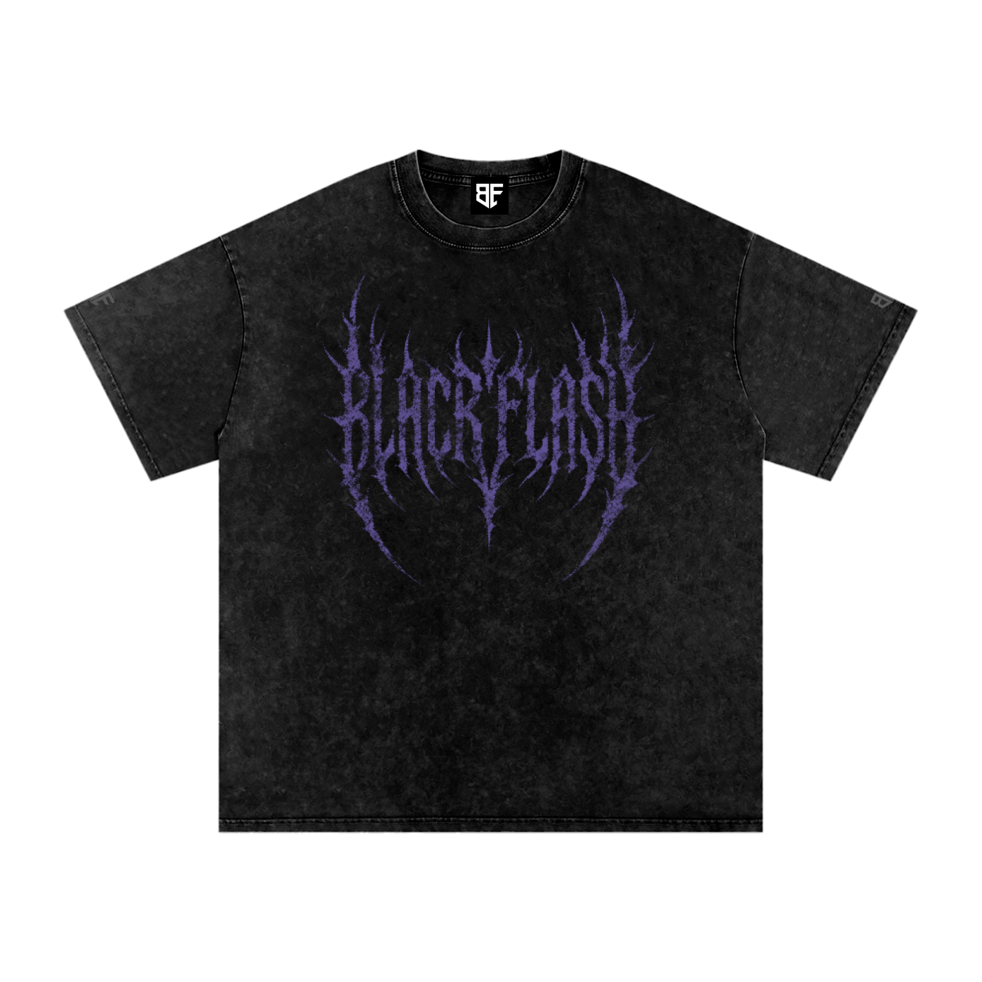 ‘SPIRIT BEAST’ Snow Washed Oversized Cotton T-Shirt