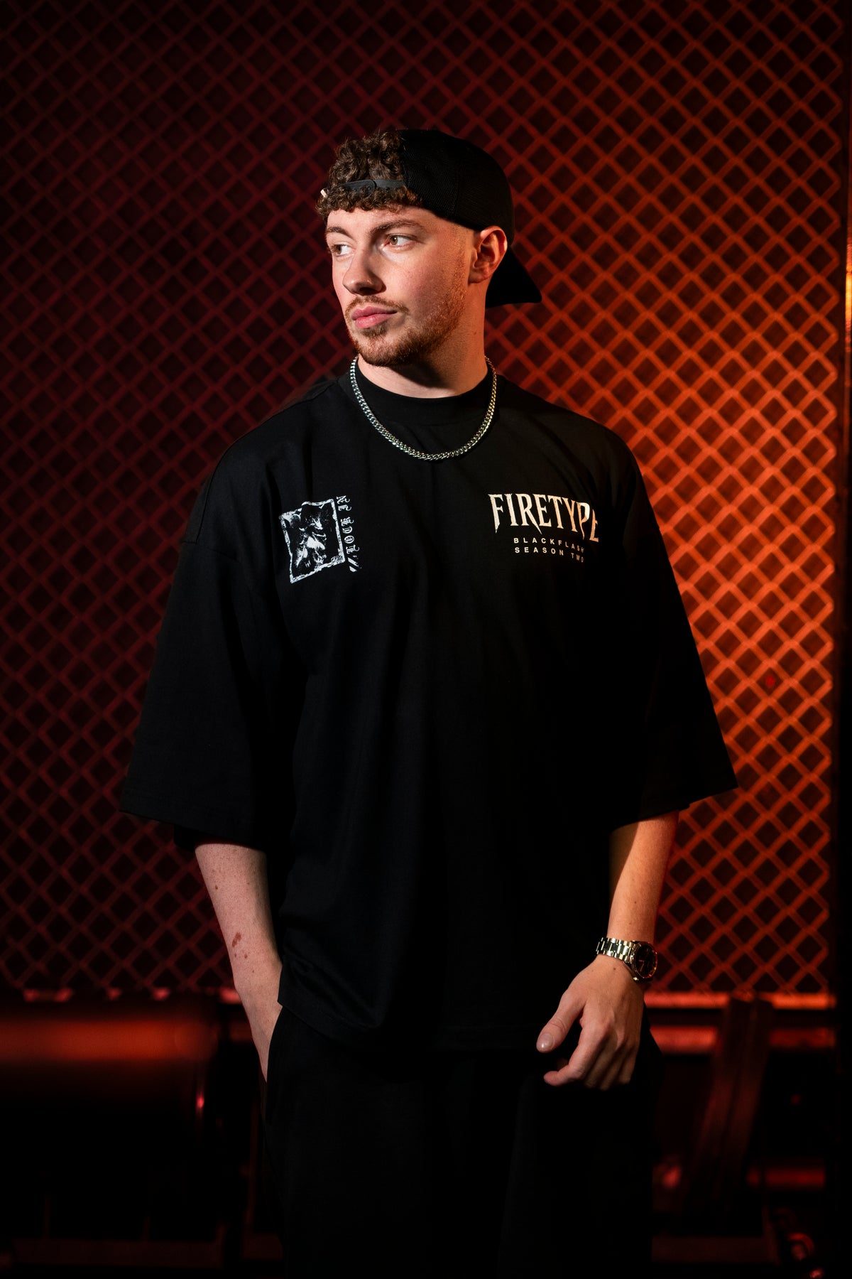 INFERNAL TYRANT Oversized Drop Shoulder T-Shirt