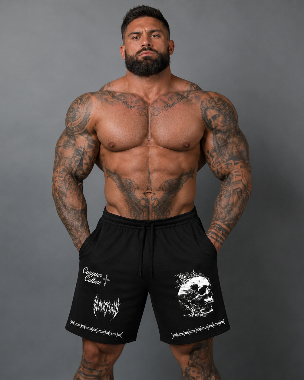 Strongman Spec Heavyweight Cotton Shorts