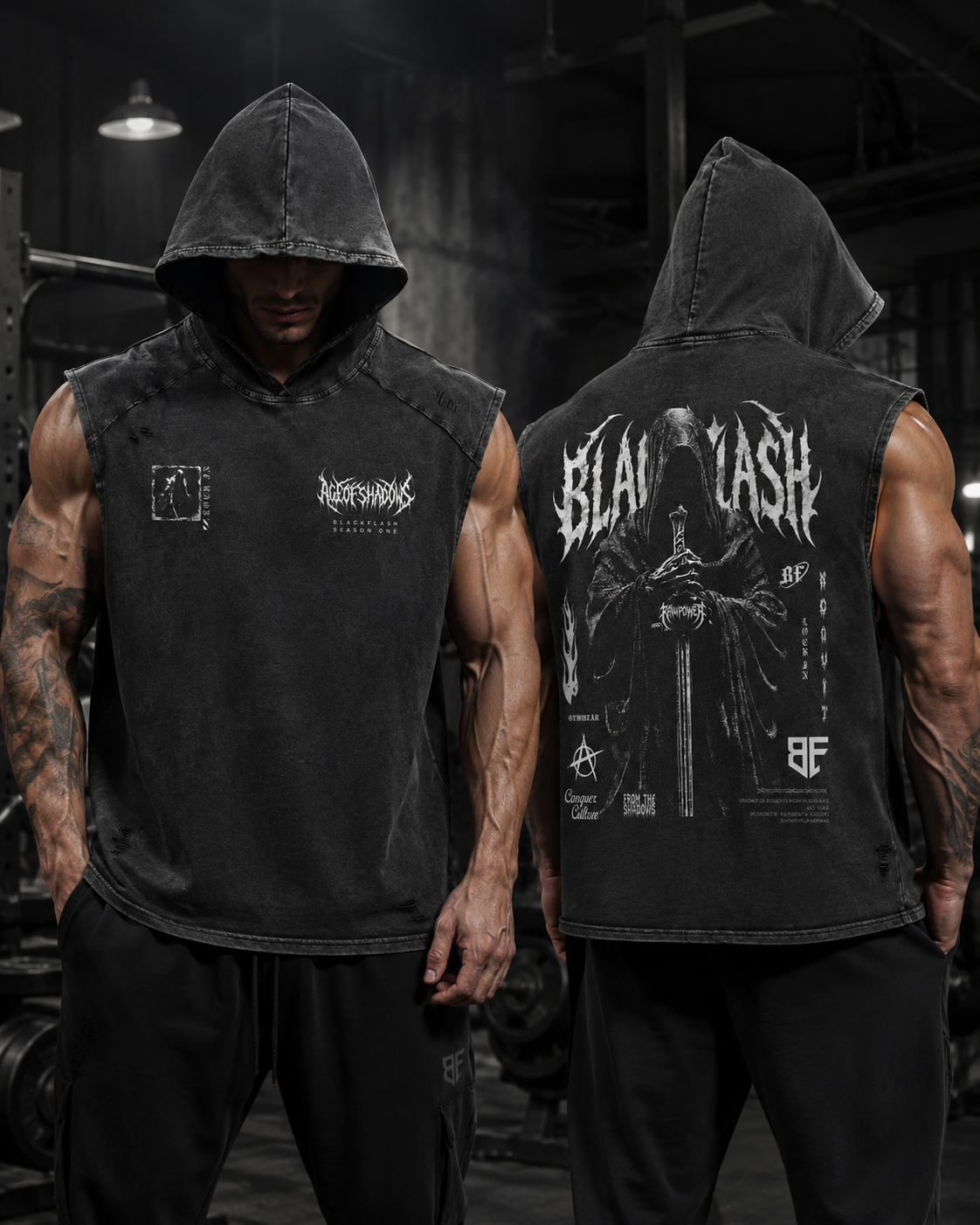 ‘RINGWRAITH’ Hooded Tank