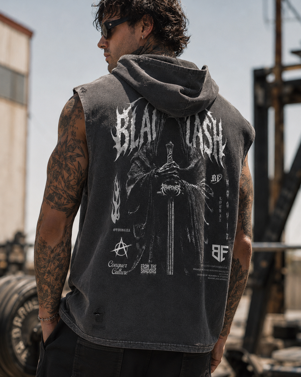 ‘RINGWRAITH’ Hooded Tank