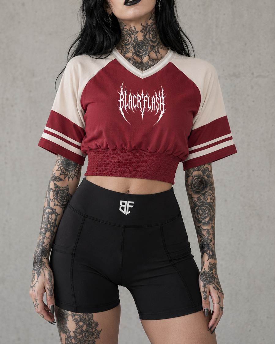 Block Ruched T-Shirt
