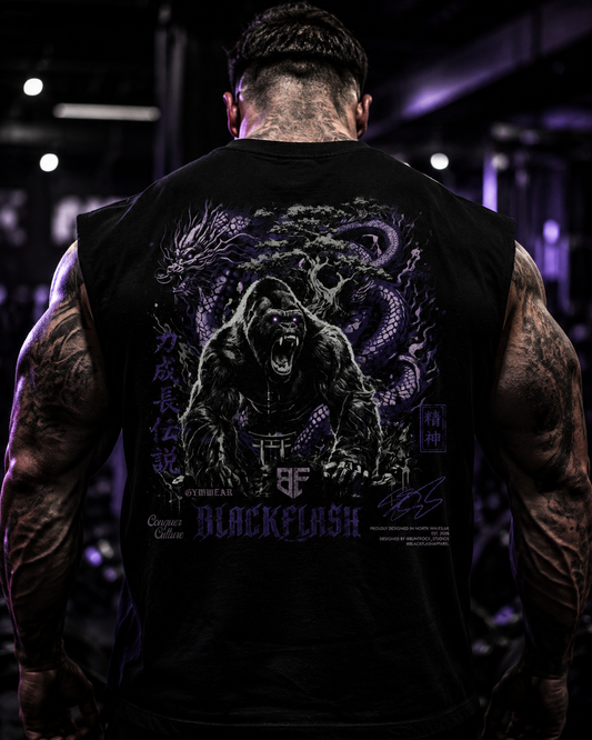 SPIRIT BEAST French Terry Boxy Tank Top
