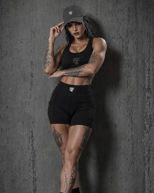 BLACKFLASH Cropped Sports Bra
