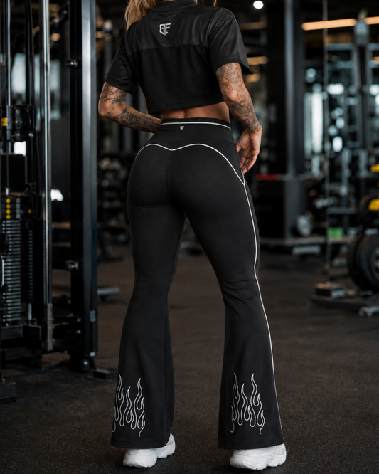 Women’s High Rise Flared Gym Pants