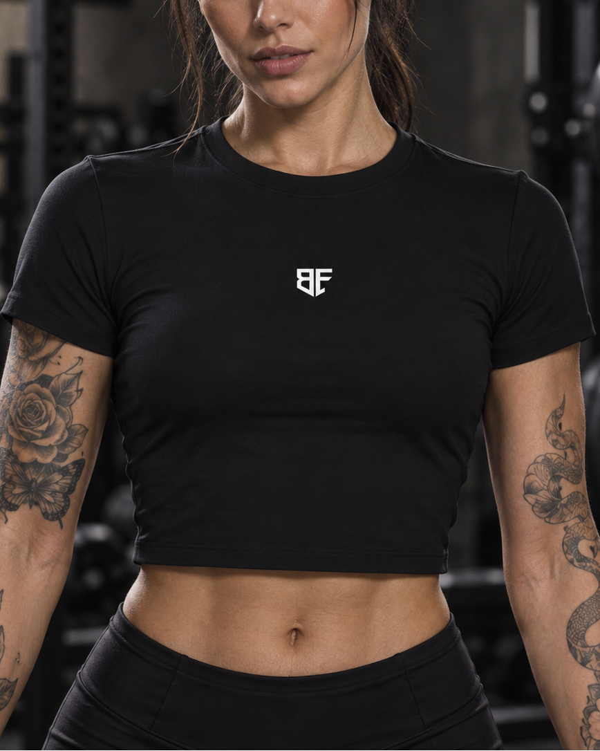 Minimal Women’s Performance Crop T-Shirt