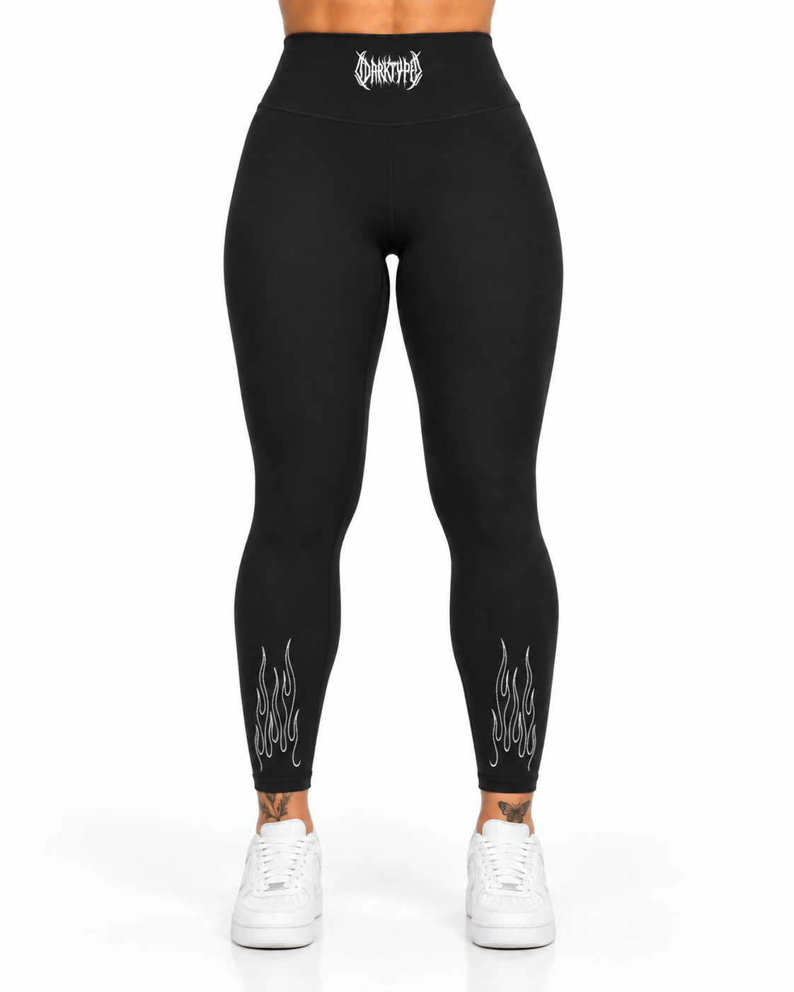 NEW DARKTYPE Flame Women’s High Waisted Gym Shaping Leggings