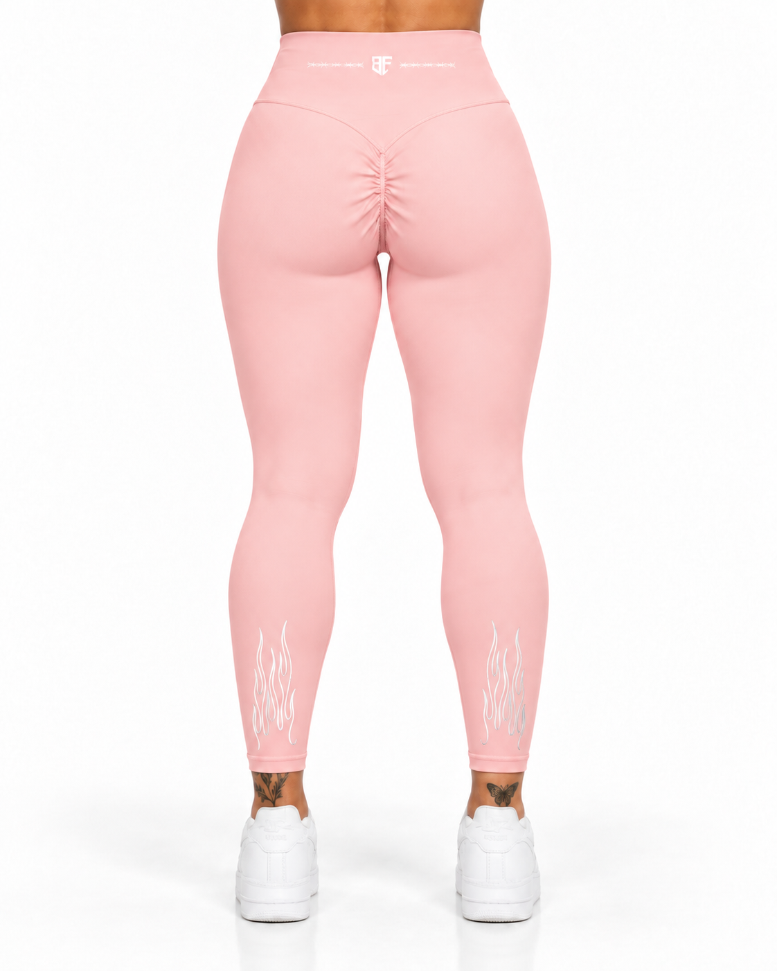 NEW DARKTYPE Flame Women’s High Waisted Gym Shaping Leggings