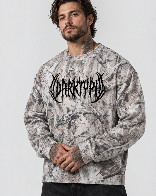 DARKTYPE Tree Camo Waffle T-Shirt
