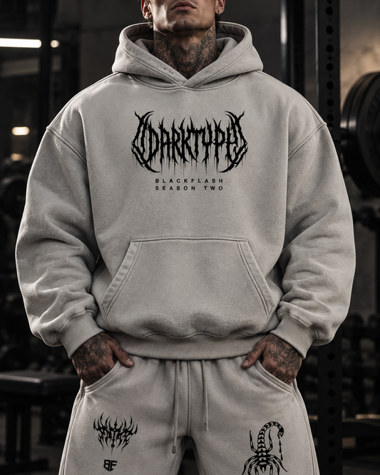 DARKTYPE Vintage Wash Boxy Fleece Hoodie