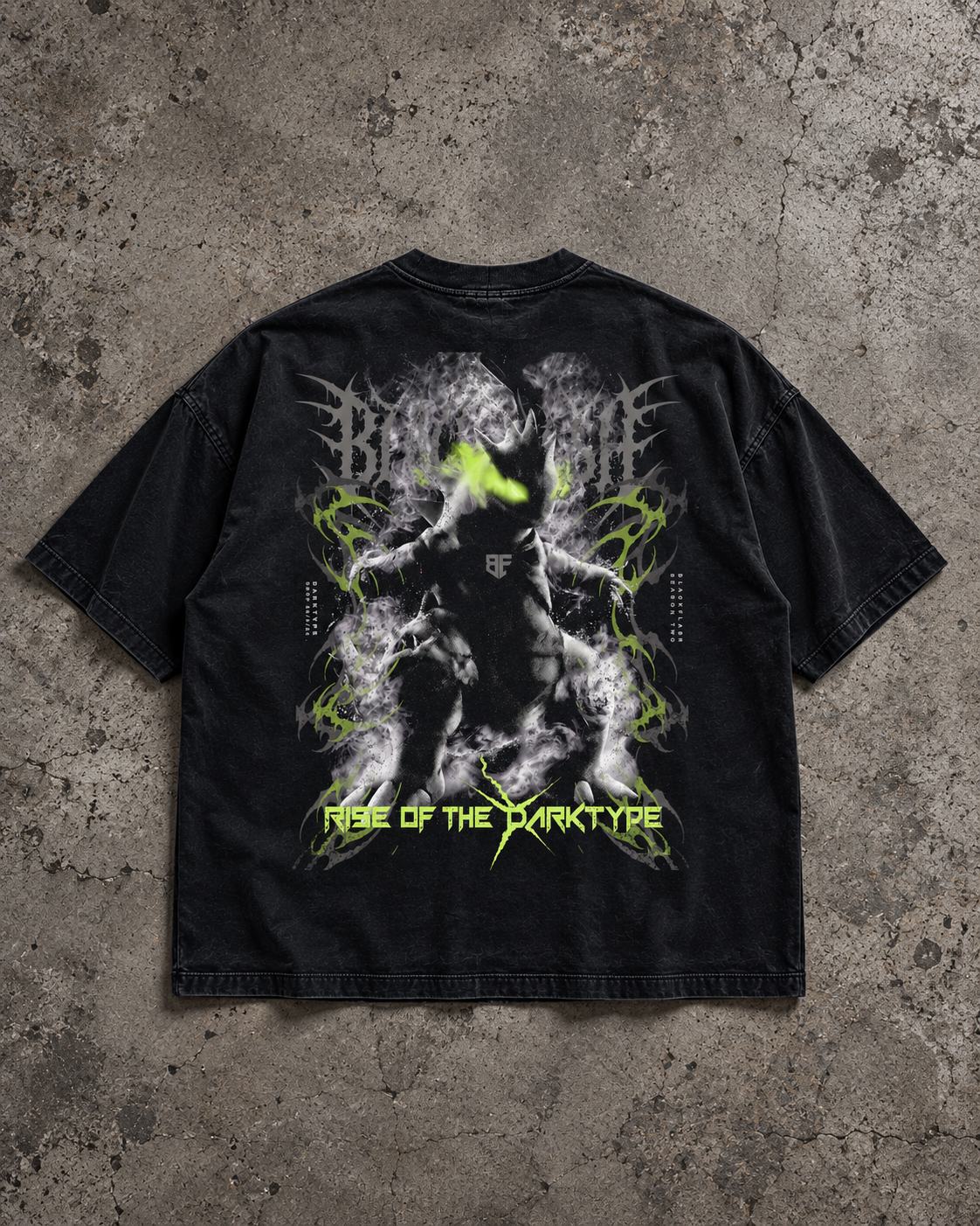 RUIN KING Vintage Wash Sunfade Boxy T-Shirt