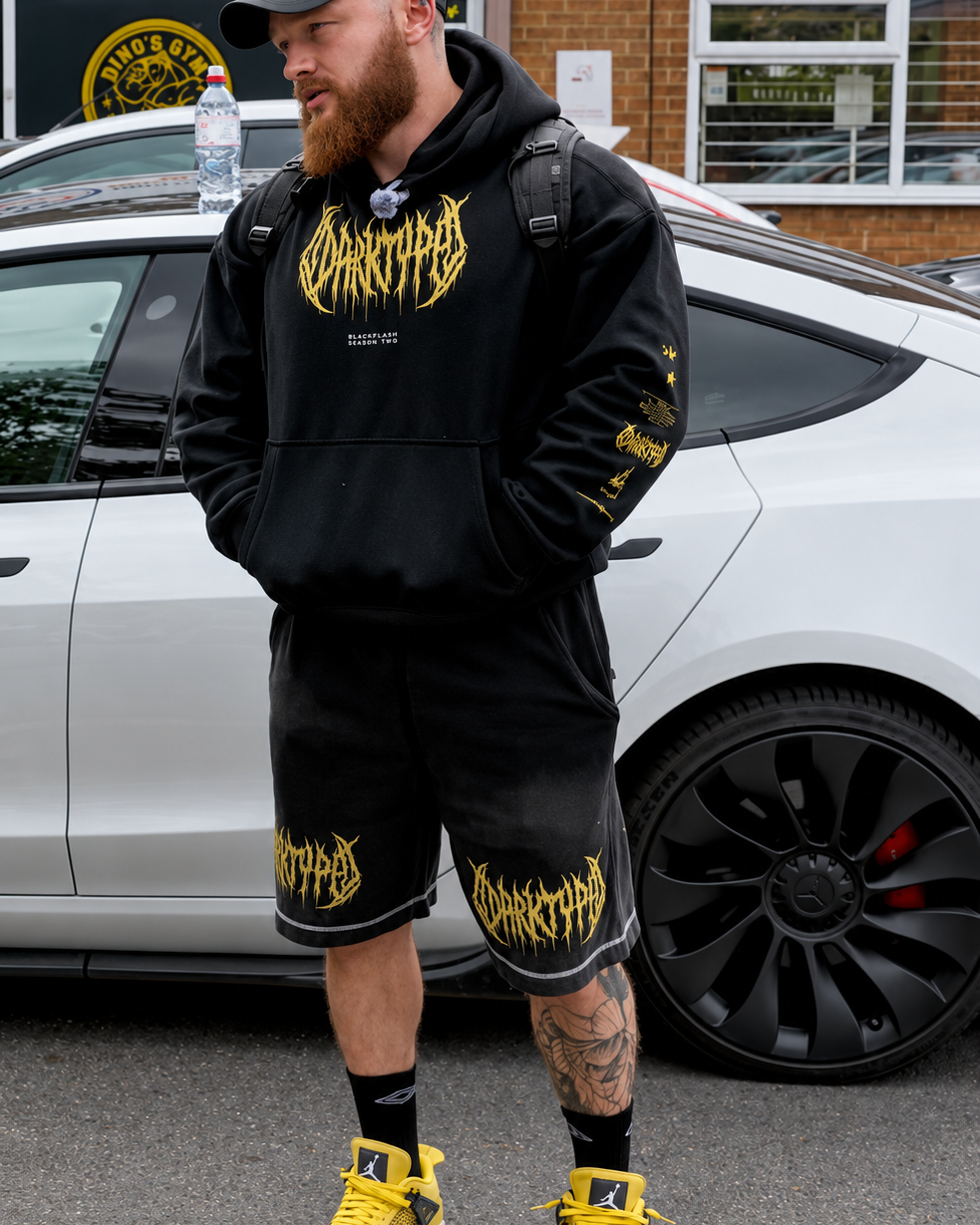 NIGHTFALL Essential Boxy Fit Fleece Hoodie