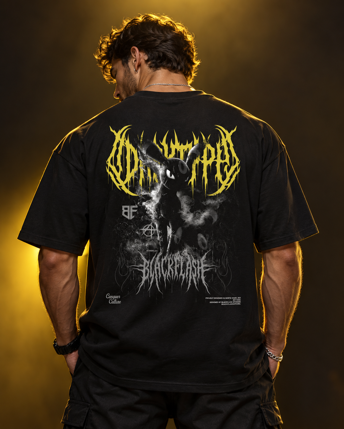 NIGHTFALL Extra Oversized Drop Shoulder T-Shirt
