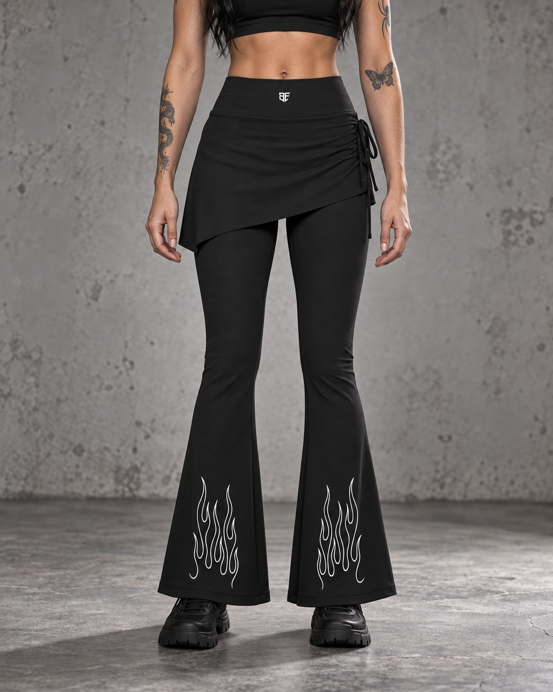 Women’s Skirted Flare Gym Leggings