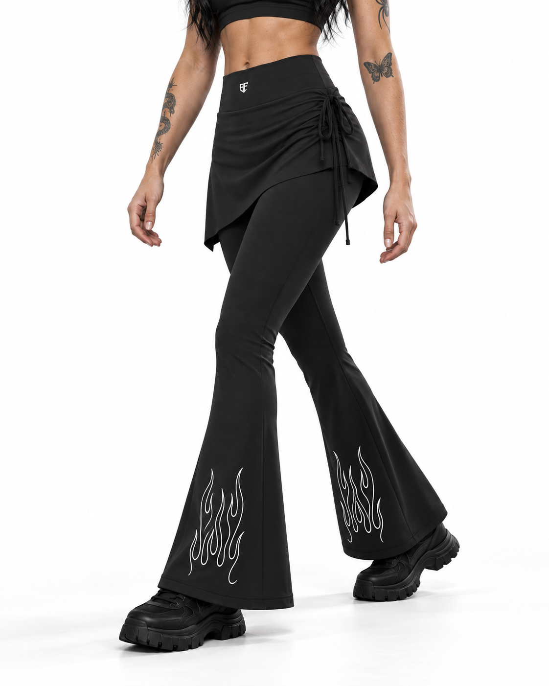 Women’s Skirted Flare Gym Leggings