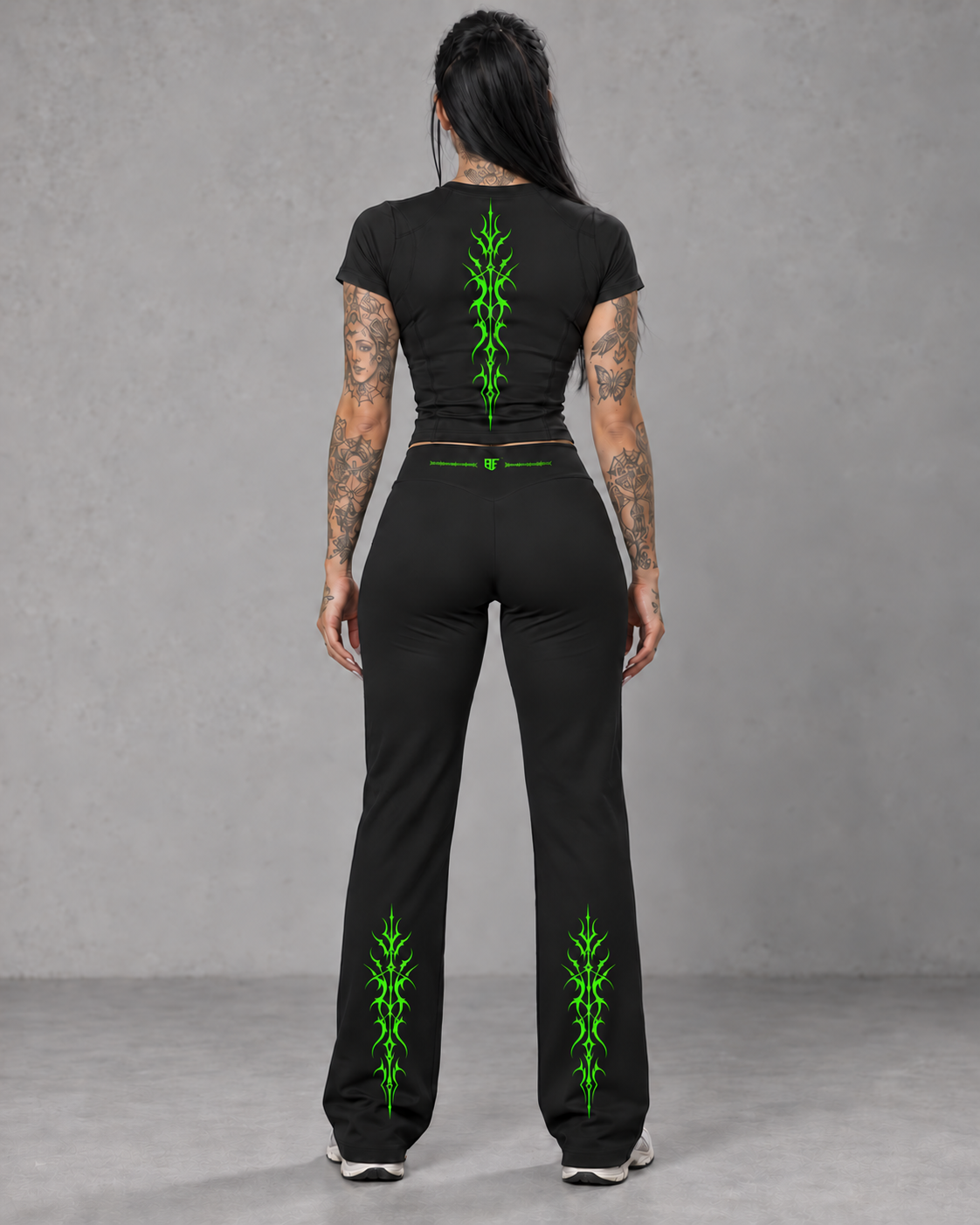 Women's High Waisted Straight Leg Gym pants