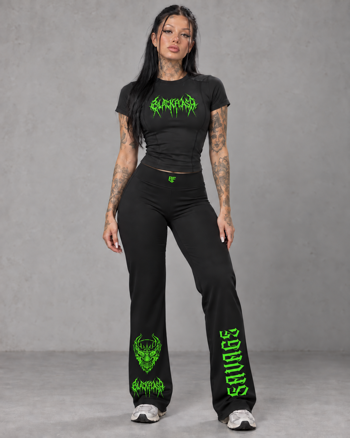 Women's High Waisted Straight Leg Gym pants