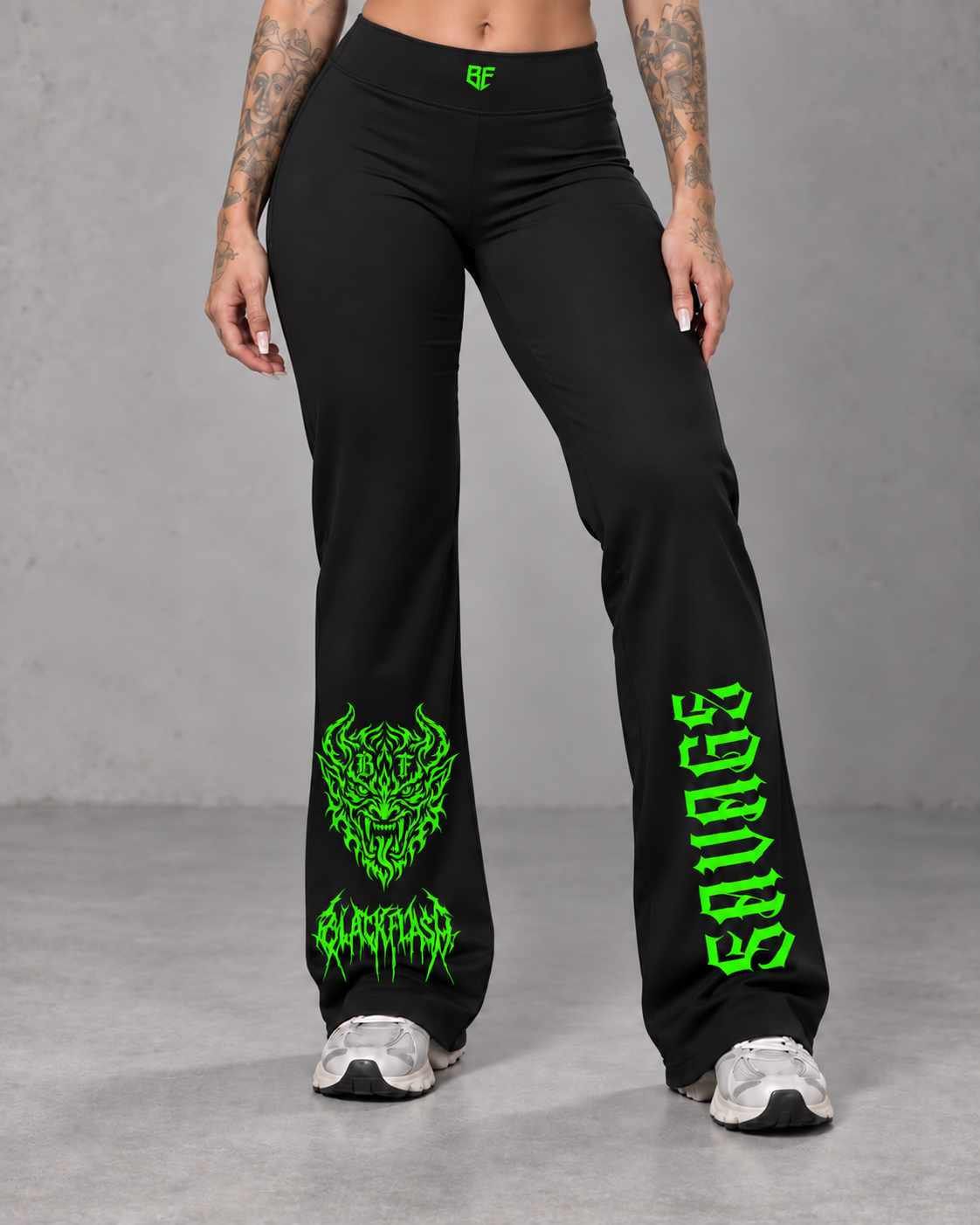 Women's High Waisted Straight Leg Gym pants