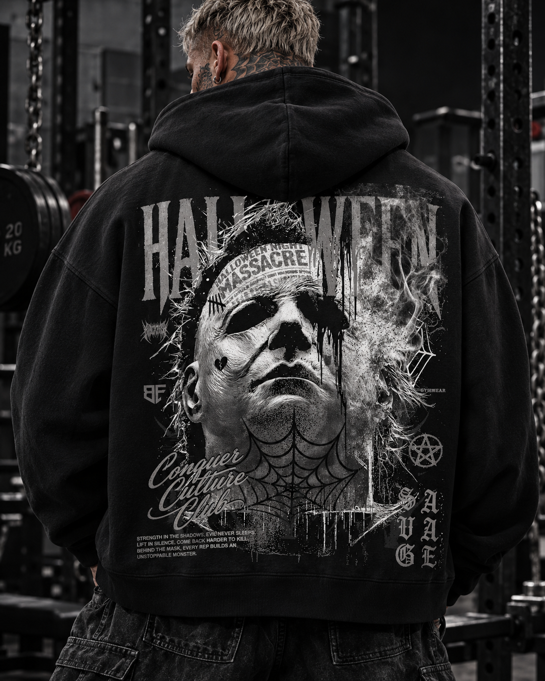 SLAUGHTER Oversize Heavyweight Fleece Hoodie