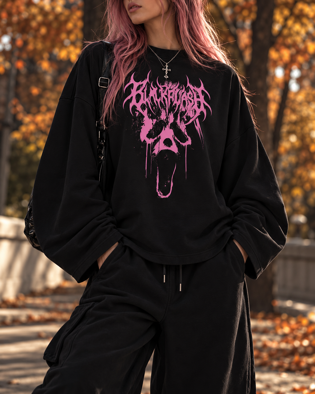 PRETTY VICIOUS Women's Boxy Batwing Sleeve T-Shirt