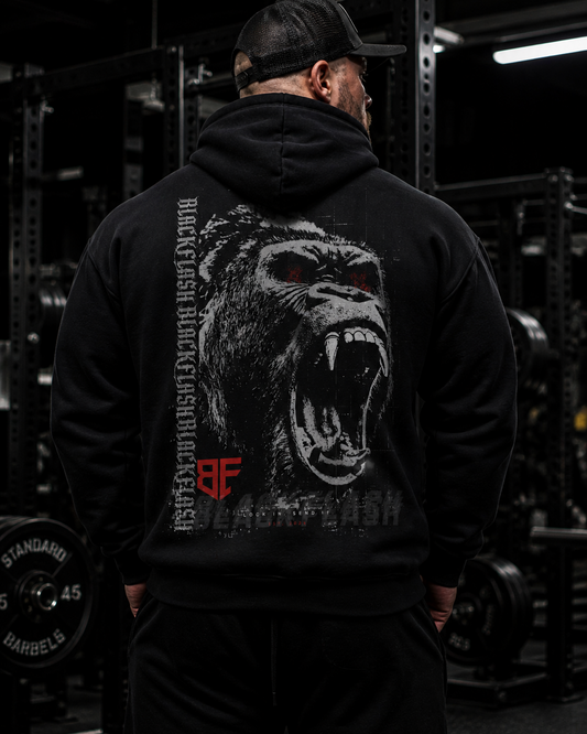 ‘APEX RAGE’ Essential Oversized Boxy Fit Fleece Hoodie