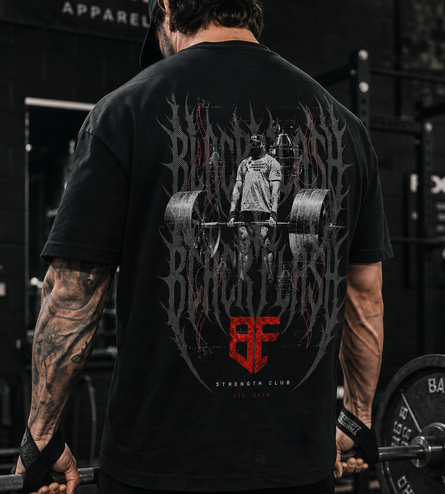 ‘IRON RITUAL’ - Vintage Washed Oversized Cotton T-Shirt
