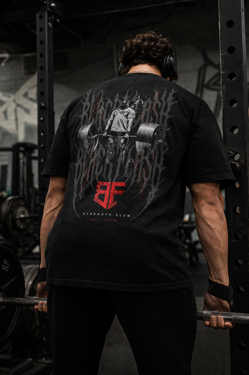‘IRON RITUAL’ - Vintage Washed Oversized Cotton T-Shirt