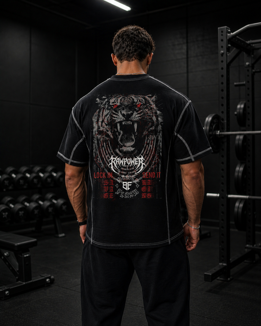 ‘Claw & Core’ | Contrast-Stitched Cotton T-Shirt