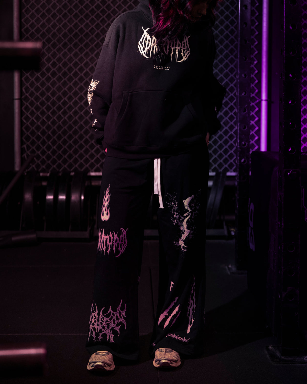 DARKTYPE Women's Wide Leg Sweatpants