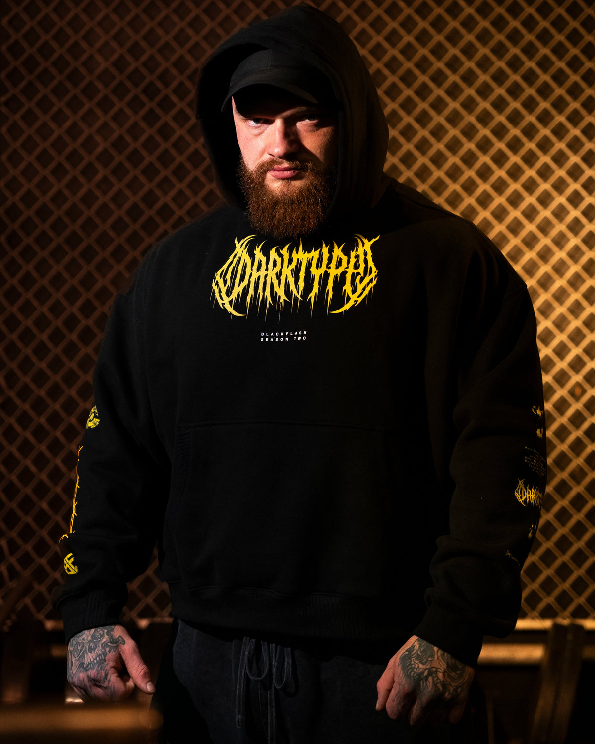 NIGHTFALL Essential Boxy Fit Fleece Hoodie