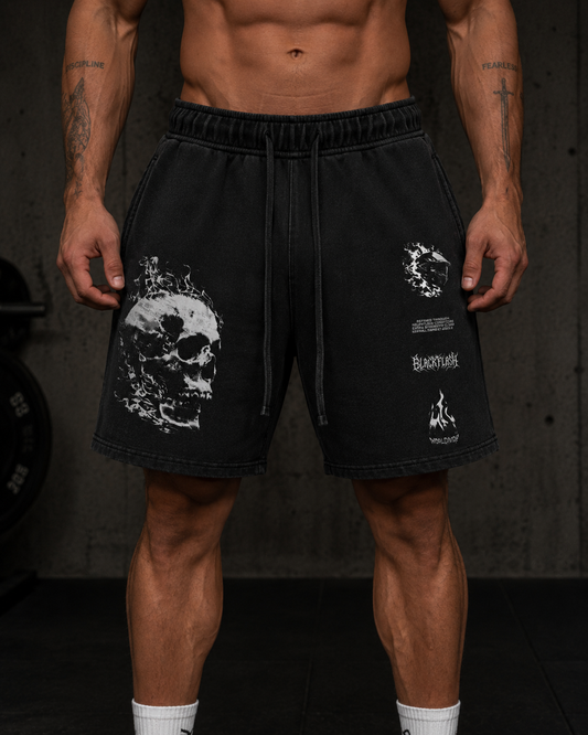 Premium Vintage Wash Cotton Shorts