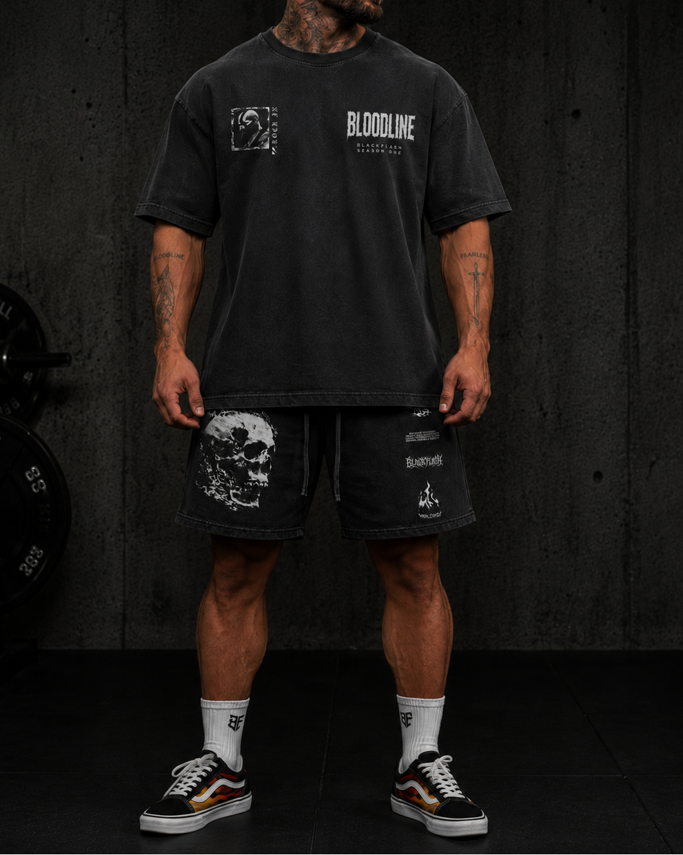 ‘GHOST OF WAR’ | Vintage Washed Oversized Cotton T-Shirt