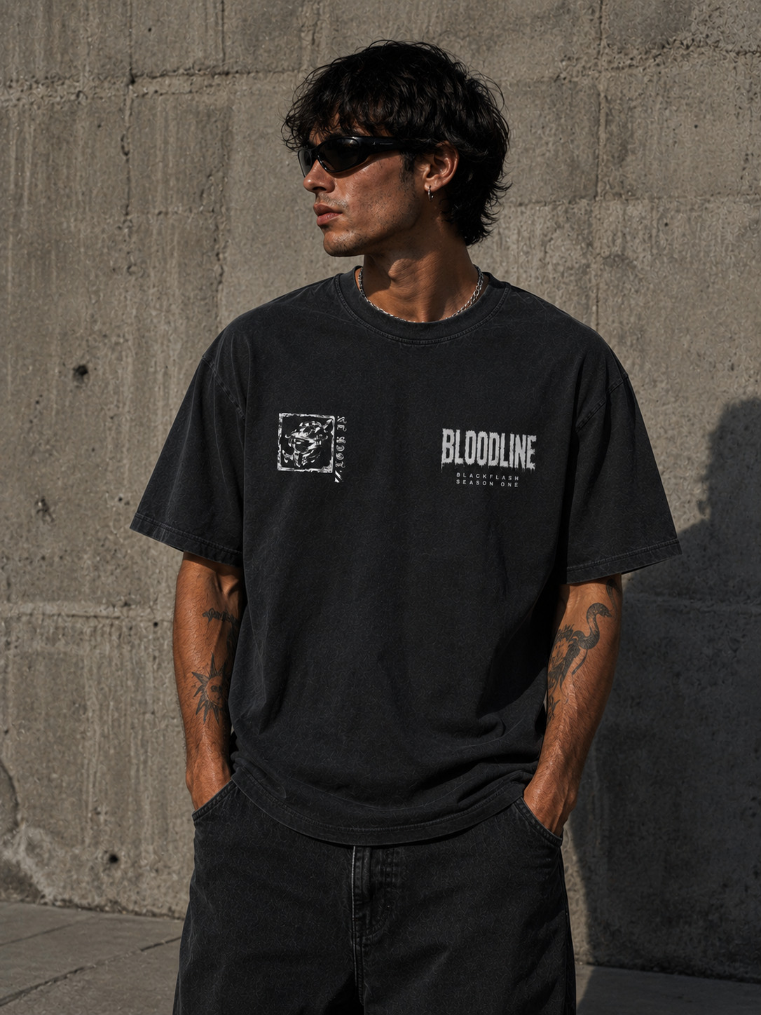 ‘SPARTAN GEN’ | Vintage Washed Oversized Cotton T-Shirt