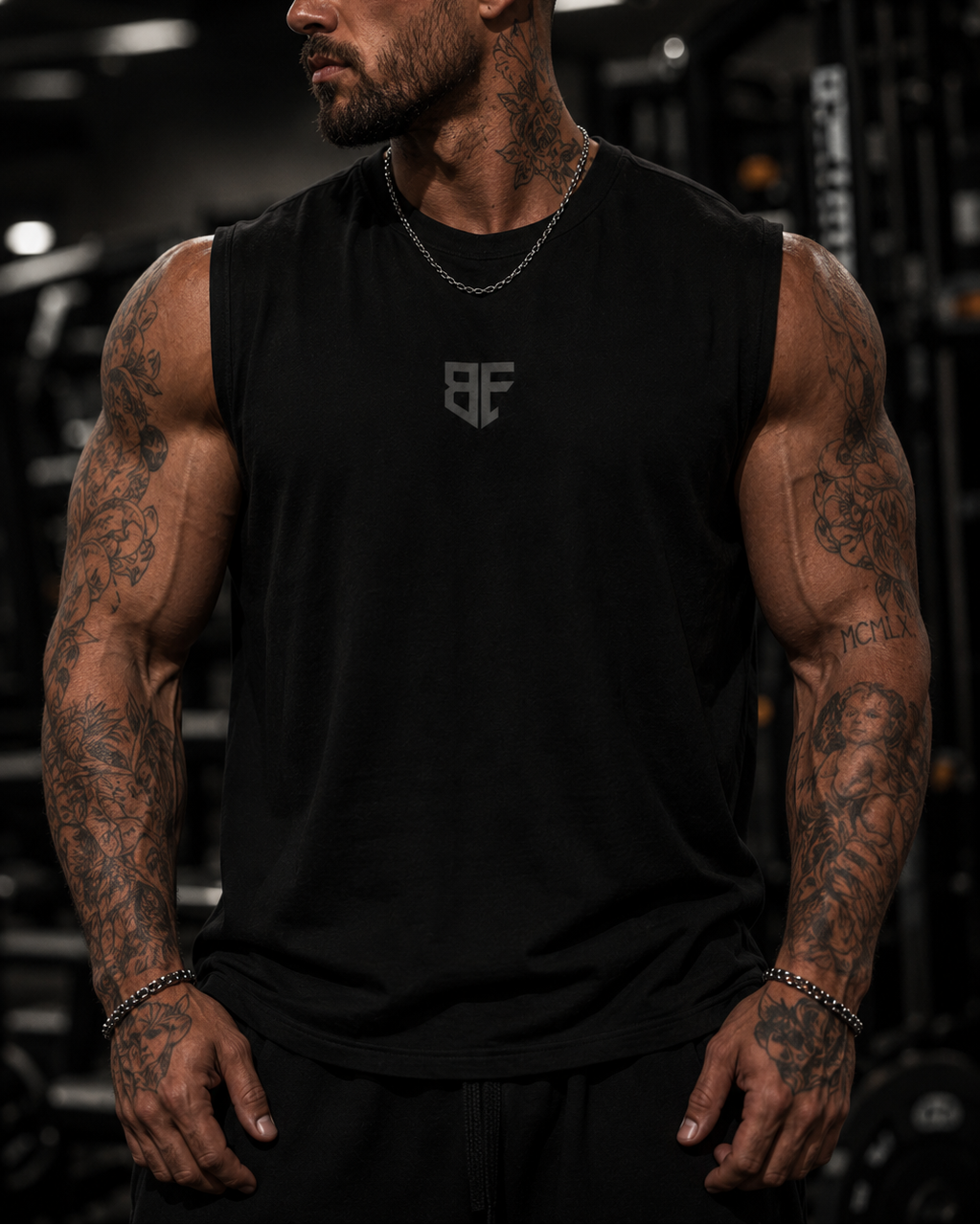 ‘VENOM SAINT’ Cotton Tank Top (up to 3XL)
