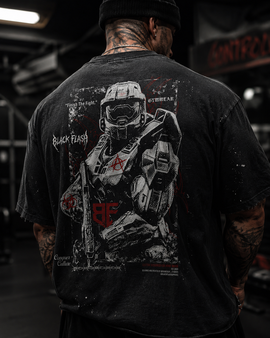 MIKE RABB X BLACKFLASH Hand-Frayed Sunfade Tee (ONLY 200 AVAILABLE)
