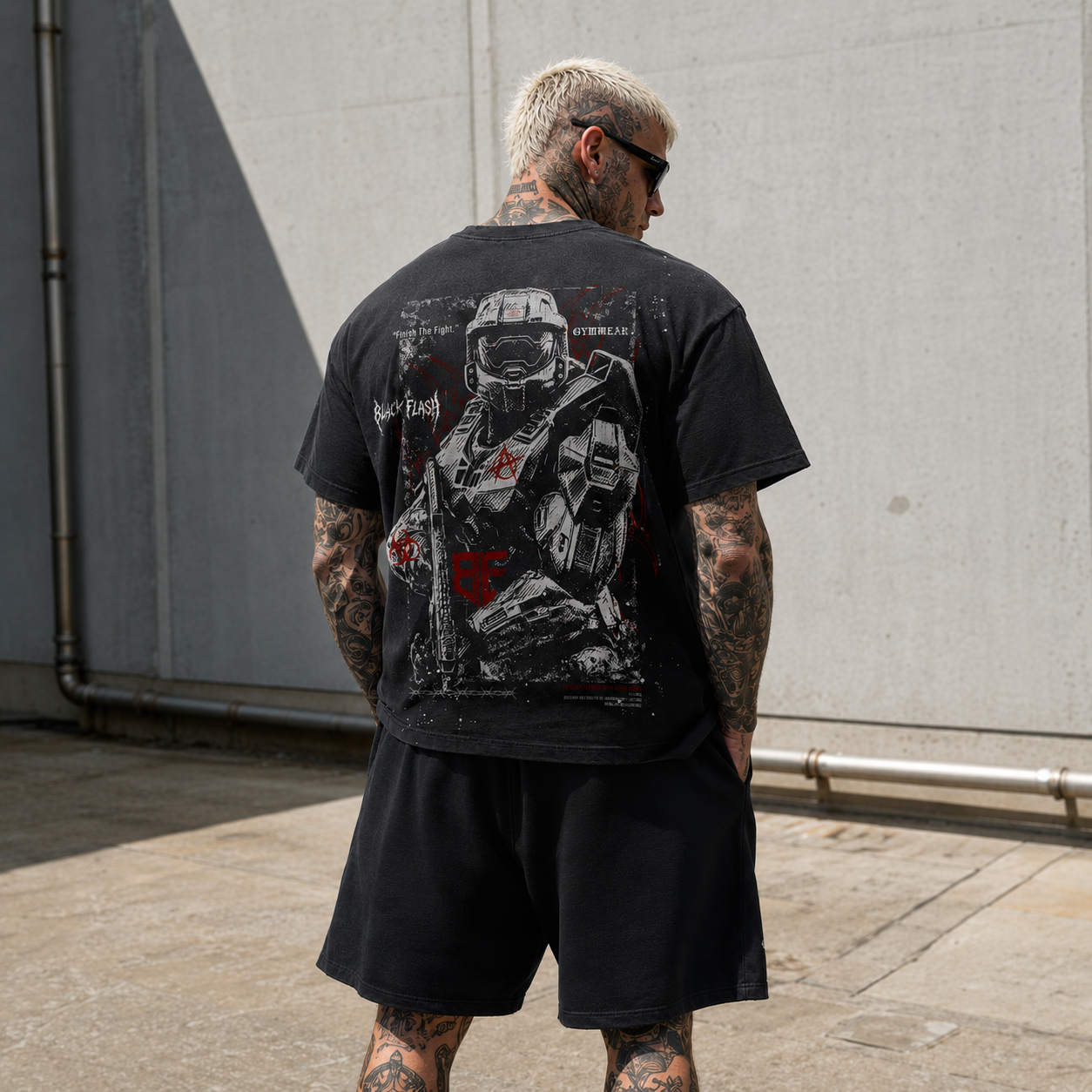 MIKE RABB X BLACKFLASH Hand-Frayed Sunfade Tee (ONLY 200 AVAILABLE)