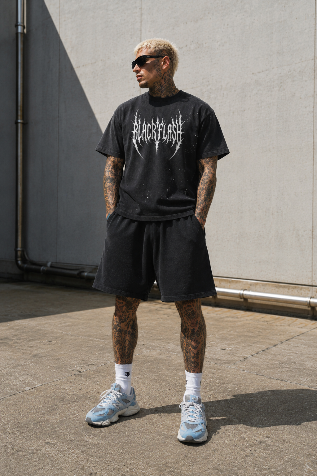MIKE RABB X BLACKFLASH Hand-Frayed Sunfade Tee (ONLY 200 AVAILABLE)