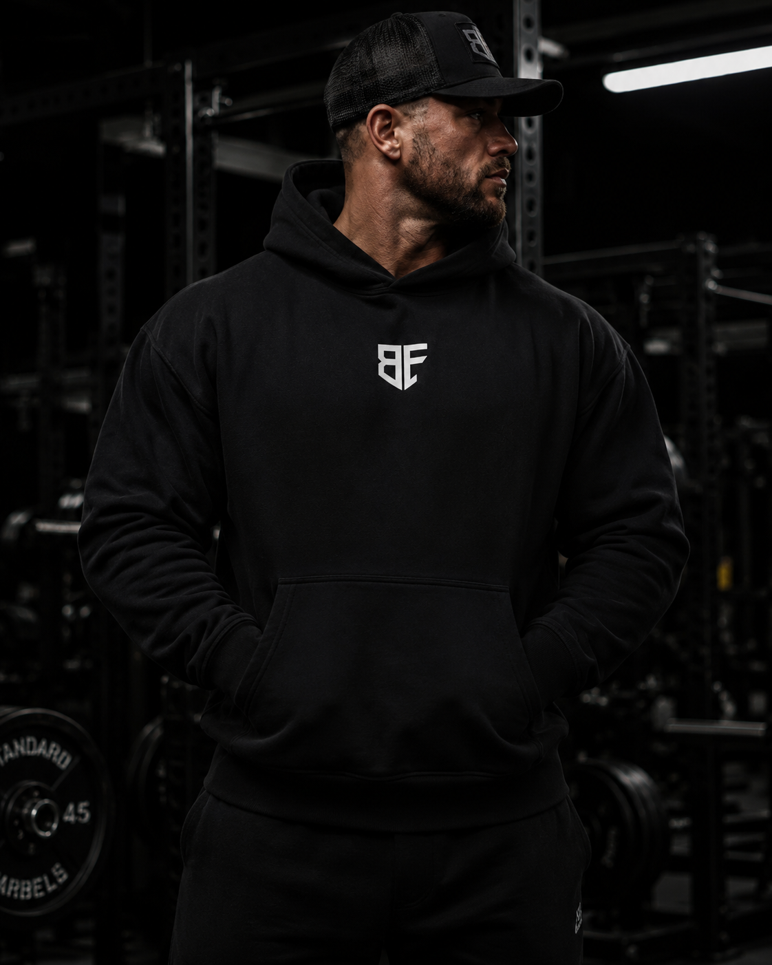 ‘APEX RAGE’ Essential Oversized Boxy Fit Fleece Hoodie