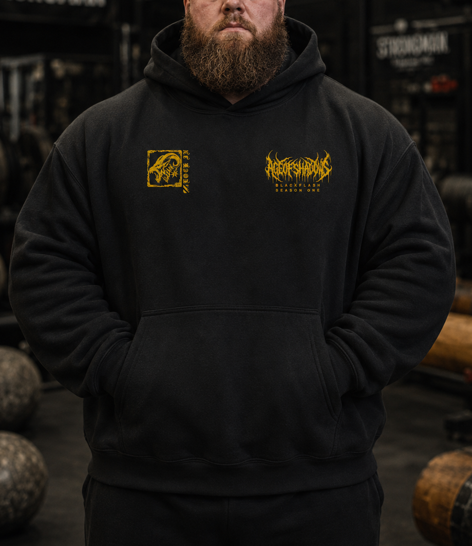 ‘INFERNO TITAN’ Big Boy Oversize Heavy Fleece Hood