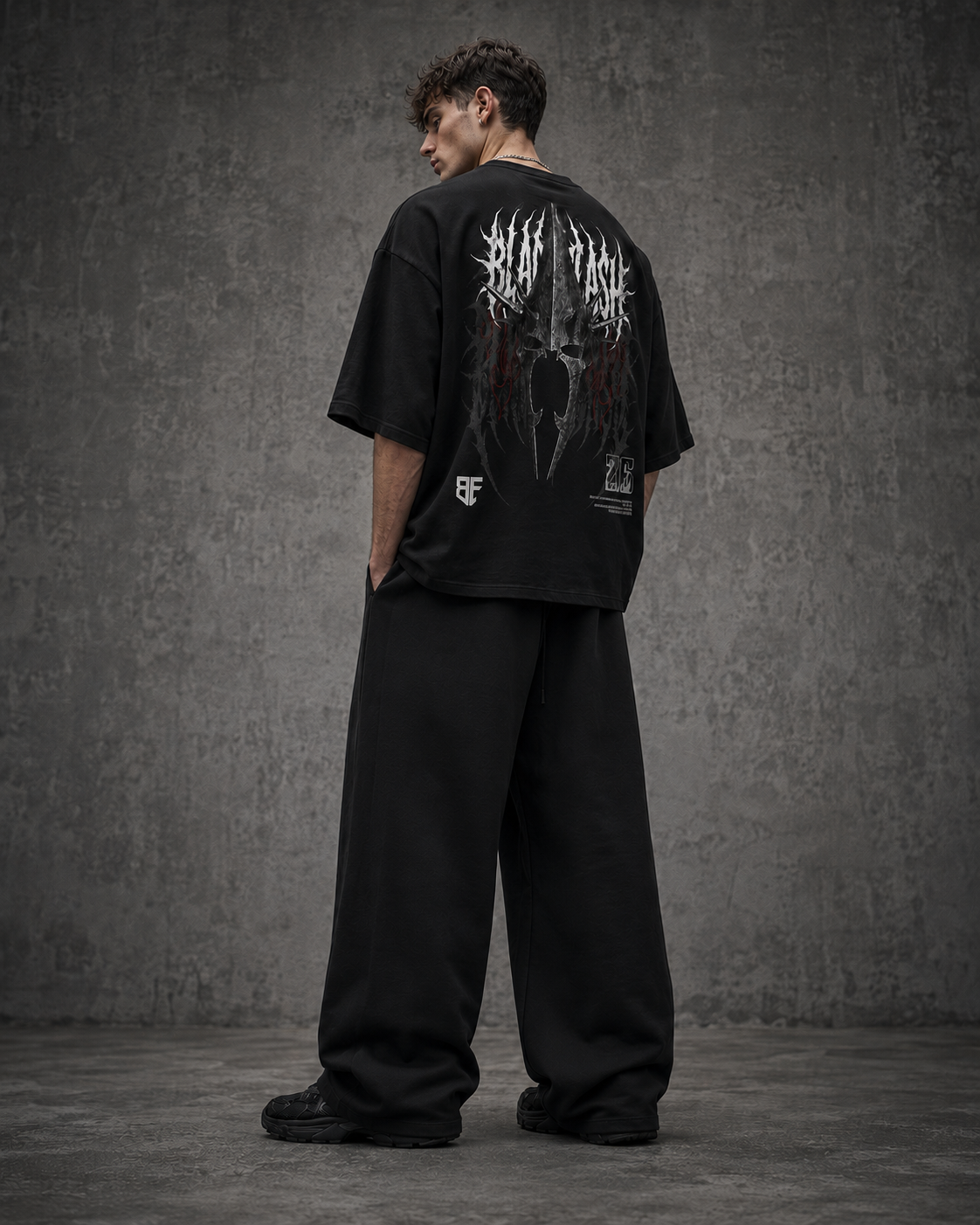 ‘WITCH KING’ Extra Oversized Drop Shoulder T-Shirt