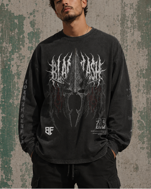 ‘WITCH KING’ Vintage Washed Long Sleeve