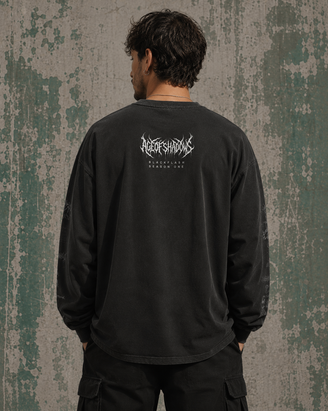 ‘WITCH KING’ Vintage Washed Long Sleeve