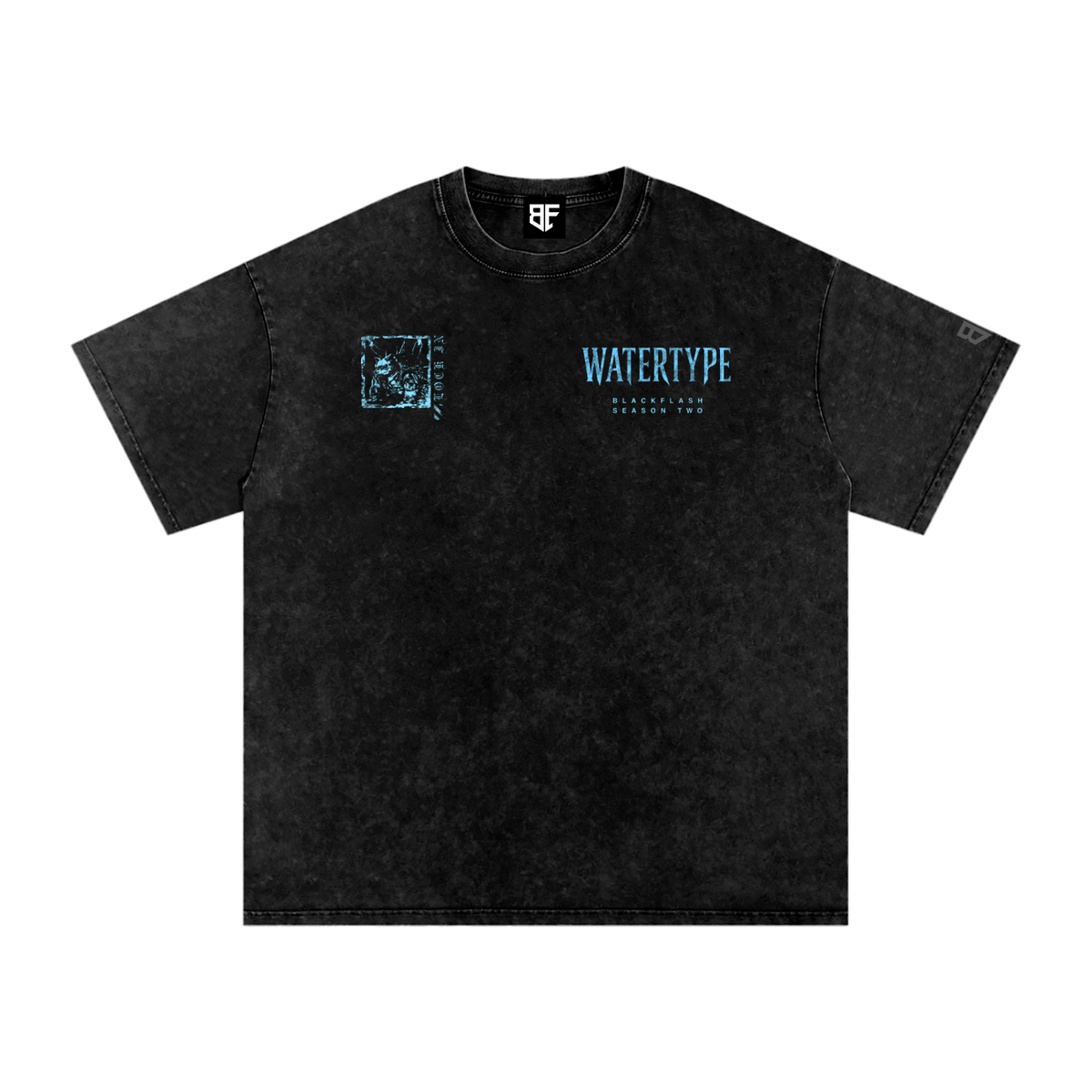 ABYSSAL WARLORD Snow Washed Oversized Cotton T-Shirt